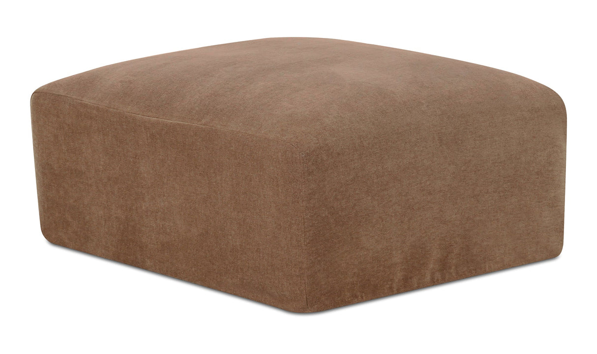 Isla Ottoman Mocha by Moe's Home at Eve Furniture