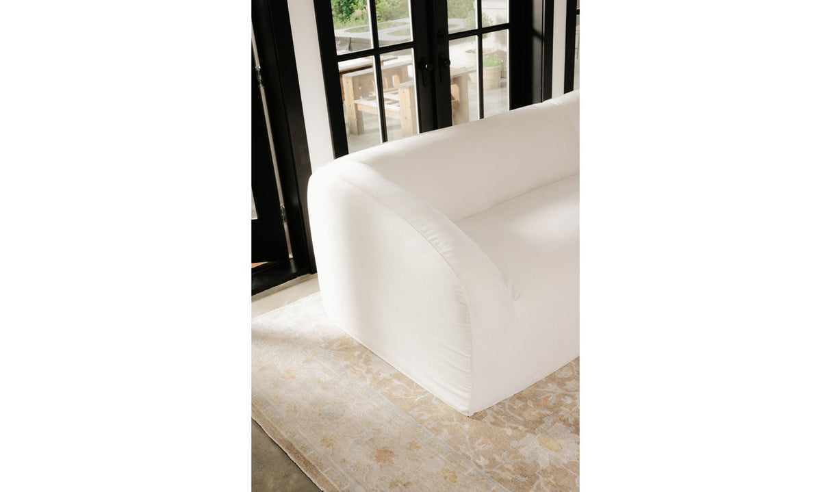 Isla Slipper Chair Beige by Moe's Home at Eve Furniture