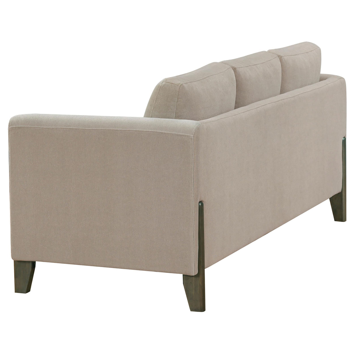 Islington 3-piece Upholstered Panel Arm Sofa Set Taupe by Coaster at Eve Furniture