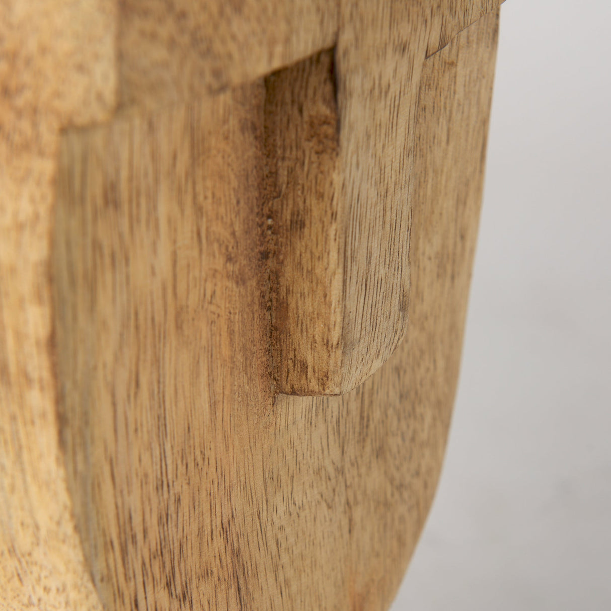 Ivan Medium Wooden Head Sculpture by Mercana at Eve Furniture