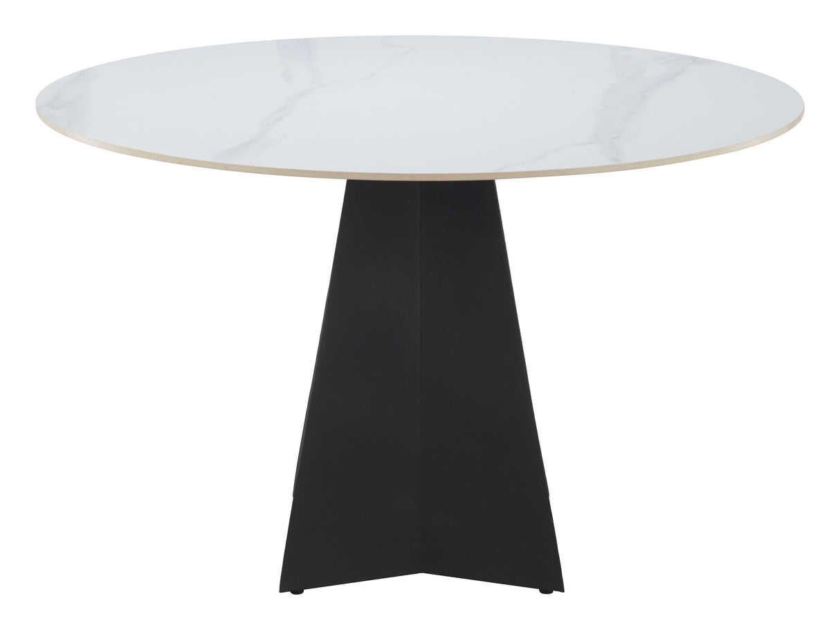 Izar White Dining Table by Zuomod at Eve Furniture
