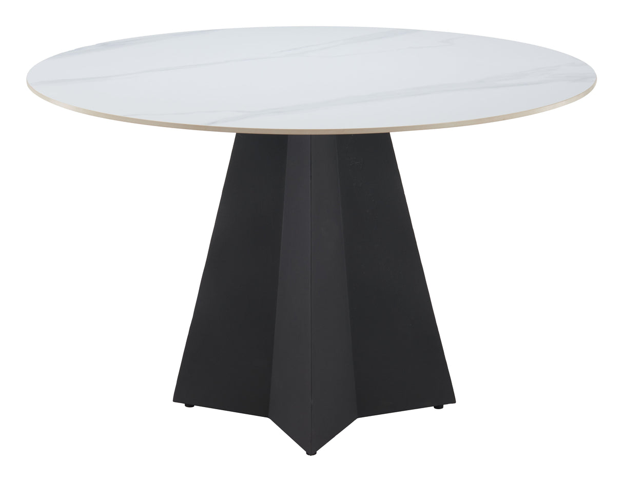 Izar White Dining Table by Zuomod at Eve Furniture