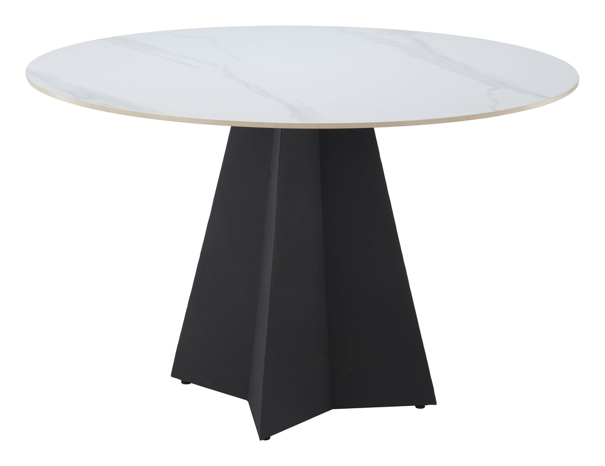 Izar White Dining Table by Zuomod at Eve Furniture