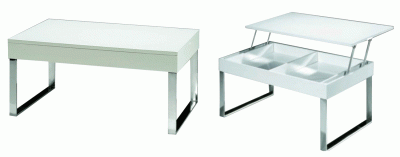 J030 White Coffee Table by ESF Furniture at Eve Furniture