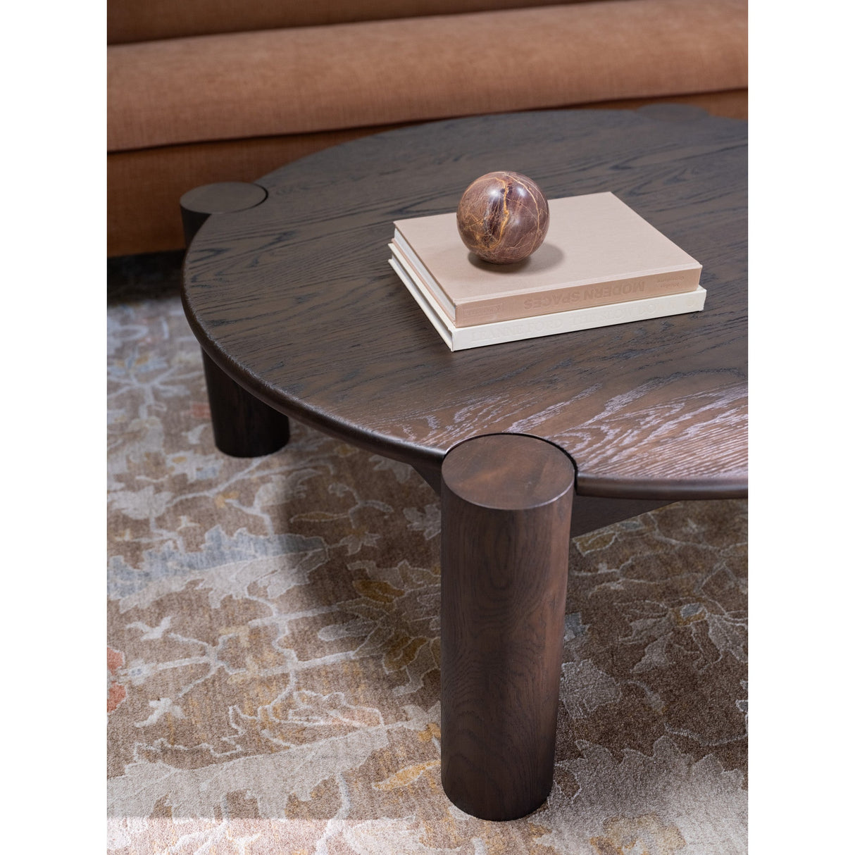 Jack Brushed Dark Brown Coffee Table by Moe's Home at Eve Furniture
