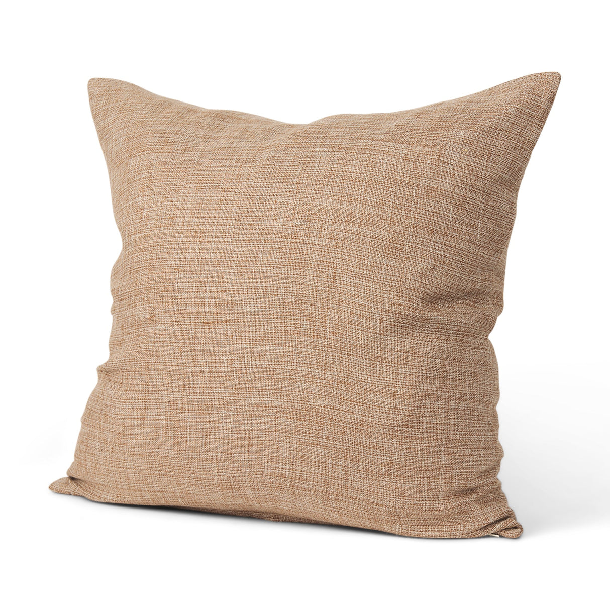 Jacklyn Brown Linen Square Decorative Pillow Cover by Mercana at Eve Furniture