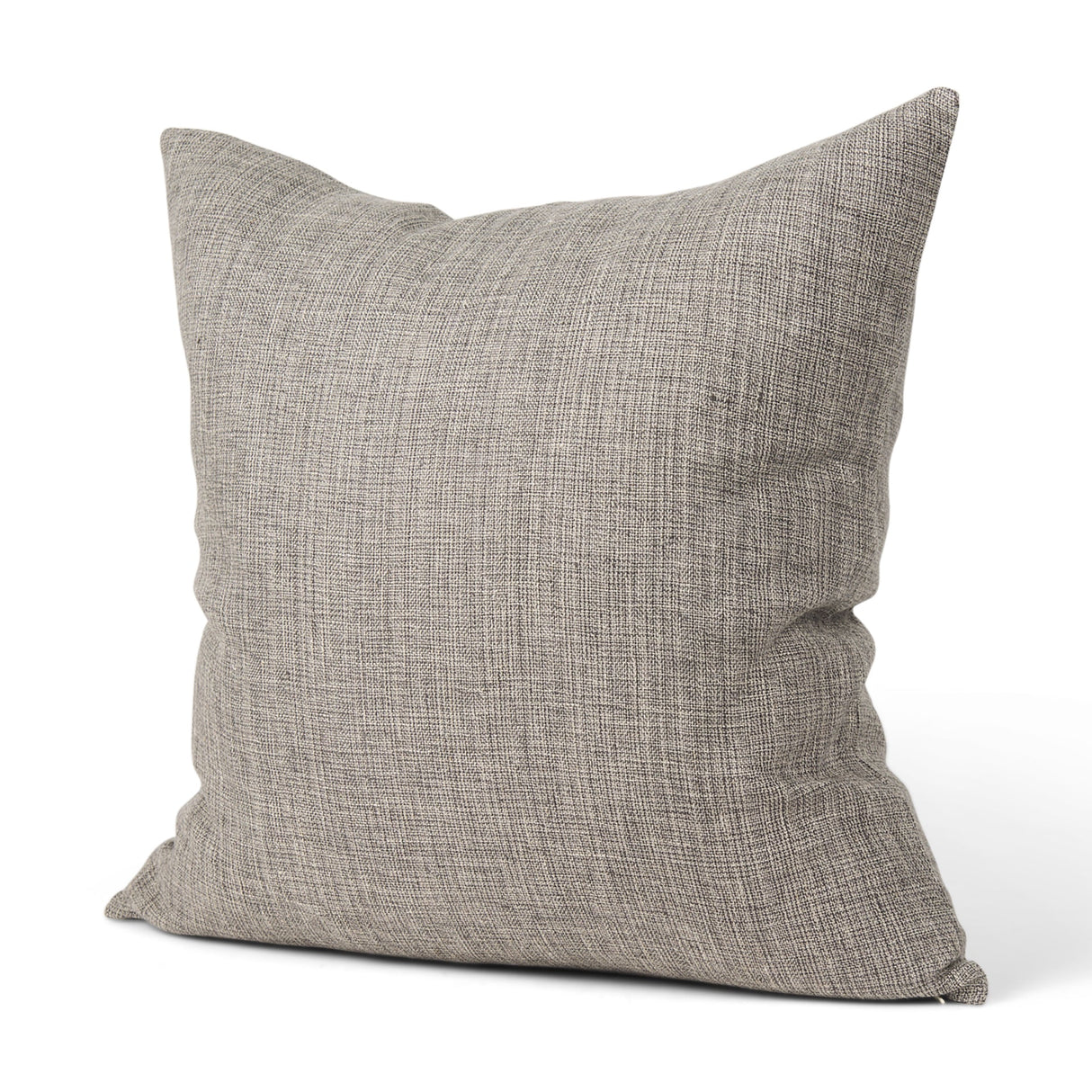 Jacklyn Grey Linen Square Decorative Pillow Cover by Mercana at Eve Furniture
