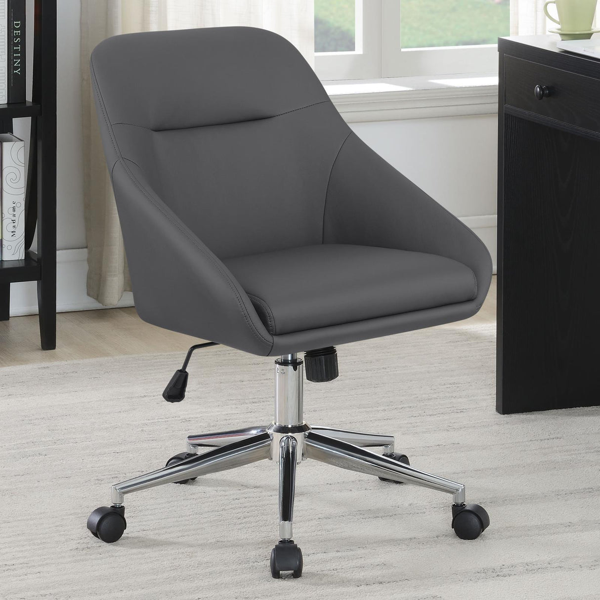 Jackman Upholstered Office Chair with Casters by Coaster at Eve Furniture
