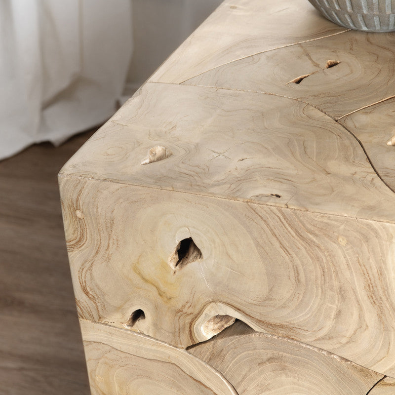 Jackson Tan End Table by Crestview at Eve Furniture