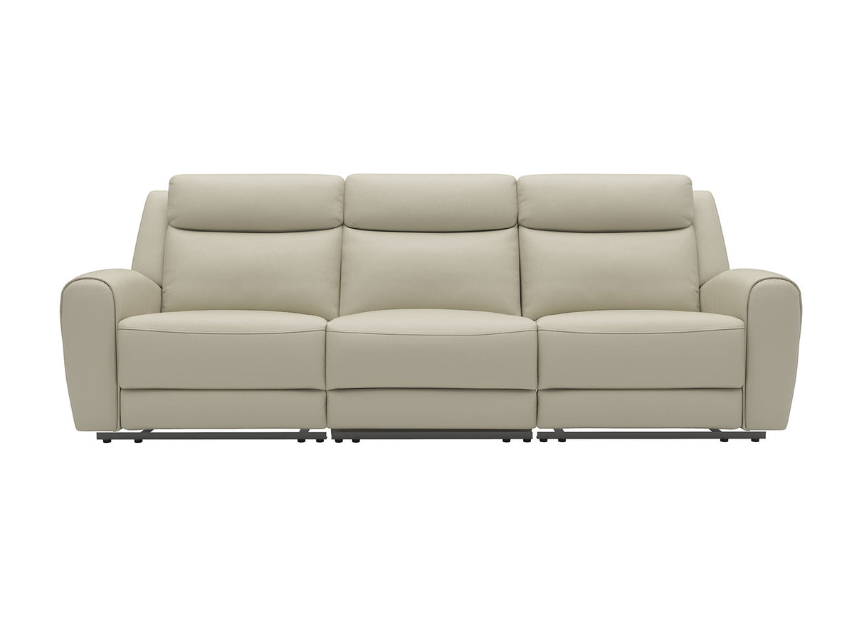 Jacobus Beige Leather Sofa & Loveseat by Furniture of America at Eve Furniture