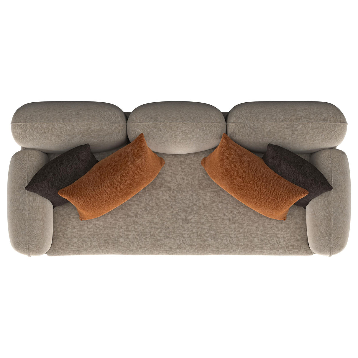 Jade Chenille Upholstered Sculpted Track Arm Sofa Latte by Coaster at Eve Furniture