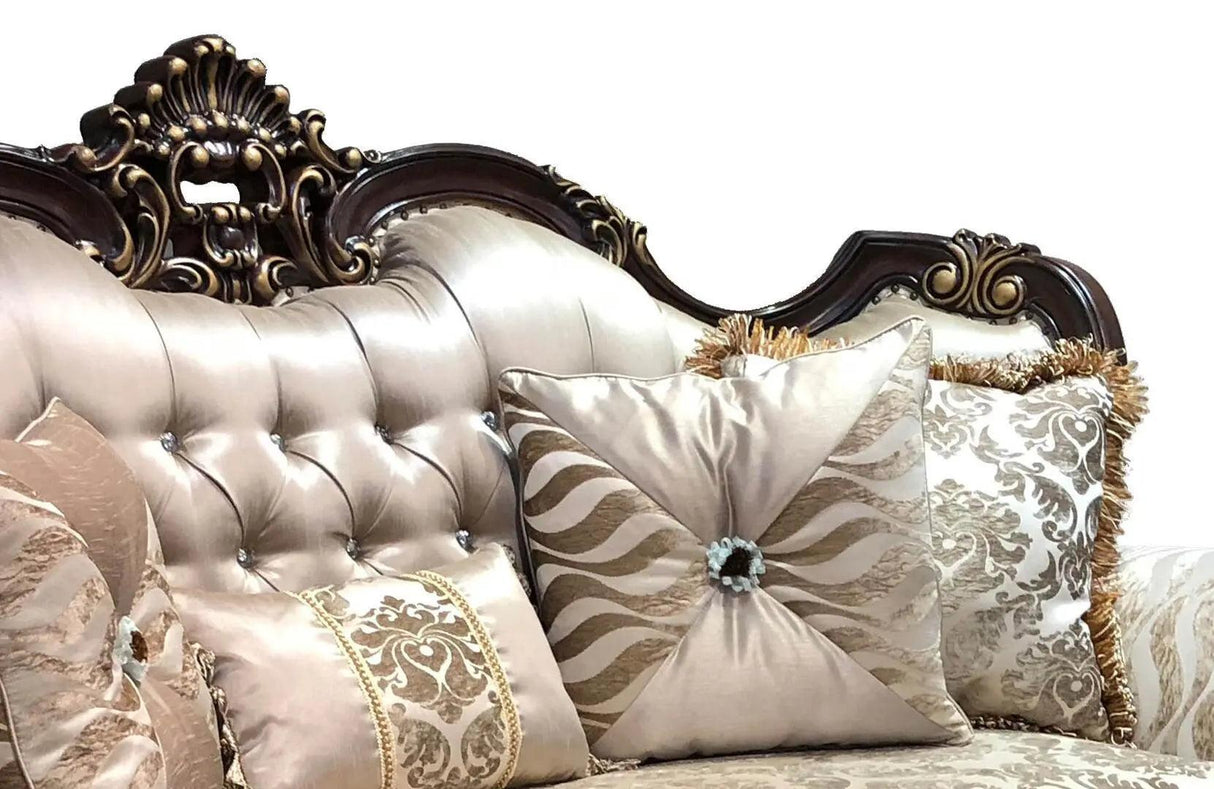 Jade Traditional Cherry Wood Finish Living Room Set by Cosmos Furniture at Eve Furniture