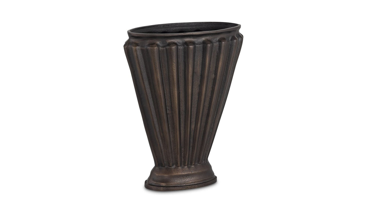 Jade Vase Antique Brass Cast Aluminum by Moe's Home at Eve Furniture