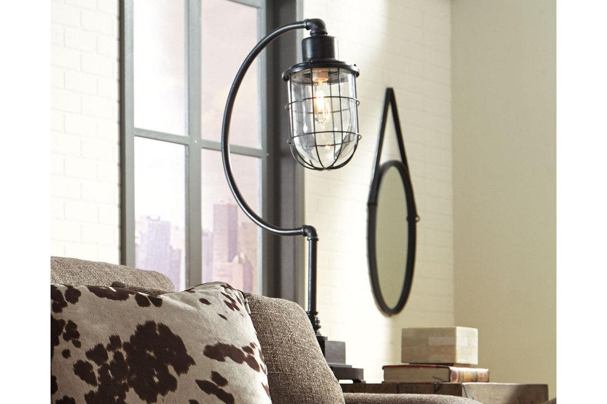 Jae Antique Black Desk Lamp by Ashley at Eve Furniture