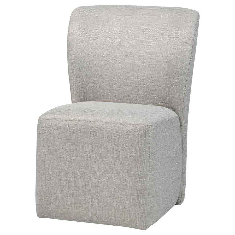 Jaelynn Upholstered Parsons Dining Side Chair Beige (Set of 2) by Coaster at Eve Furniture