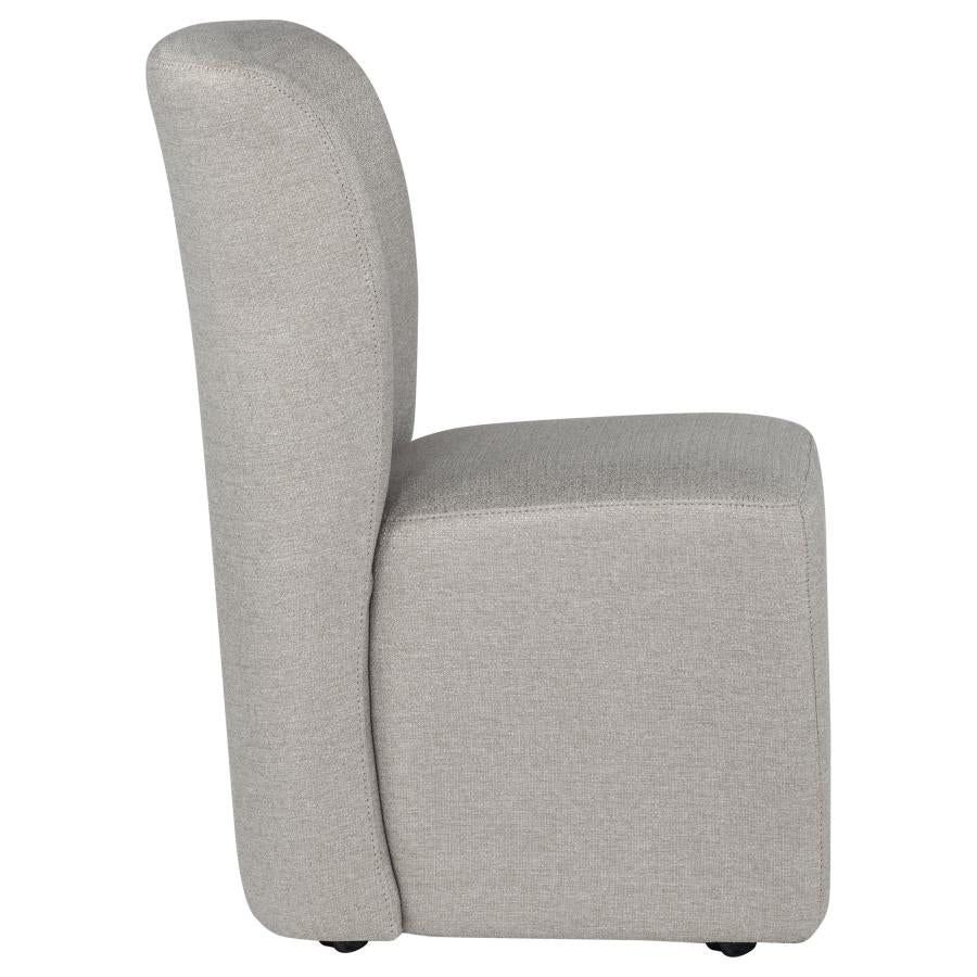 Jaelynn Upholstered Parsons Dining Side Chair Beige (Set of 2) by Coaster at Eve Furniture