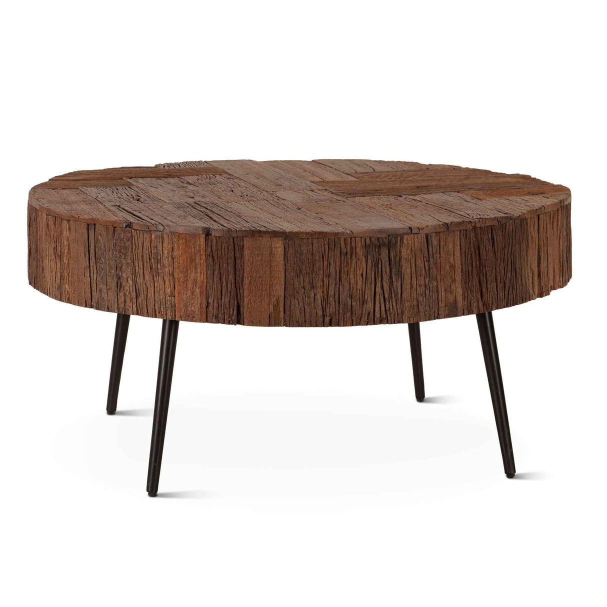 Jaipur 38" Round Coffee Table in Reclaimed Wood by Home Trends & Design at Eve Furniture