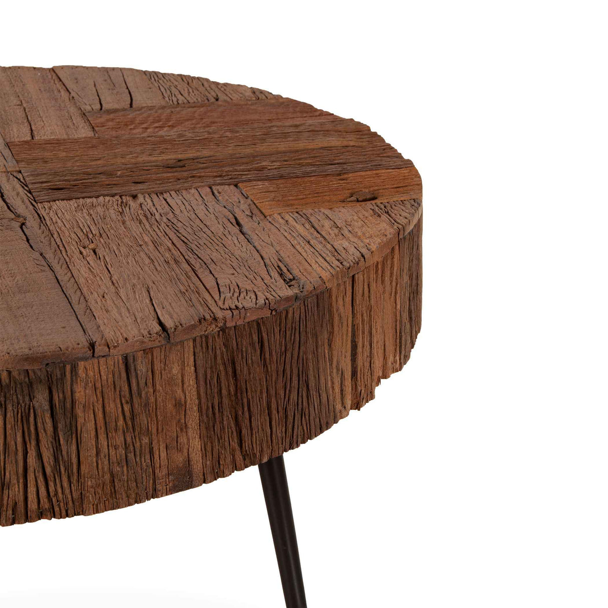 Jaipur 38" Round Coffee Table in Reclaimed Wood by Home Trends & Design at Eve Furniture
