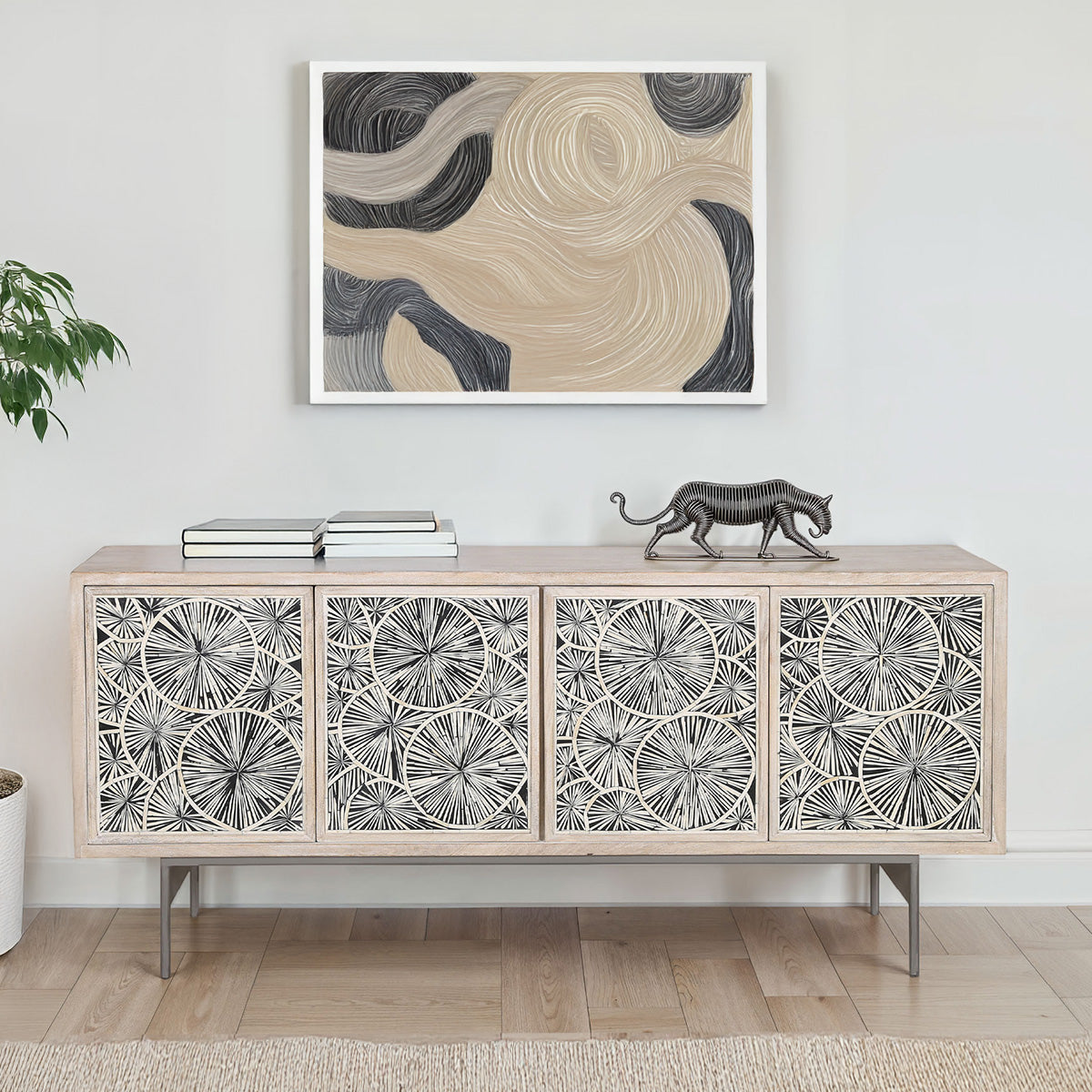 Jaipur Tribal 67" Sideboard by Home Trends & Design at Eve Furniture