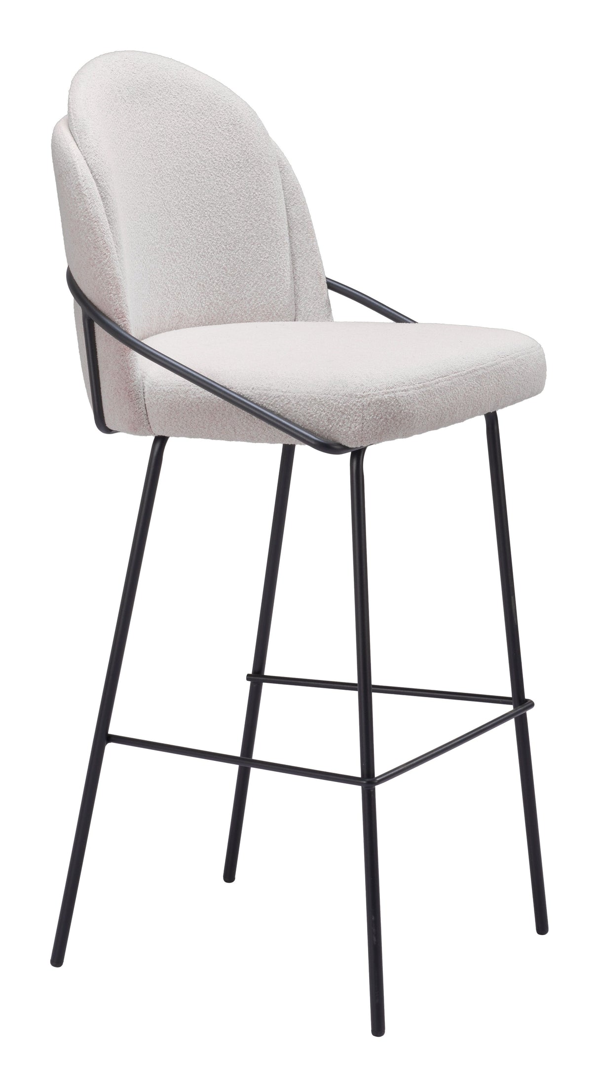 Jambi Barstool Ivory by Zuomod at Eve Furniture
