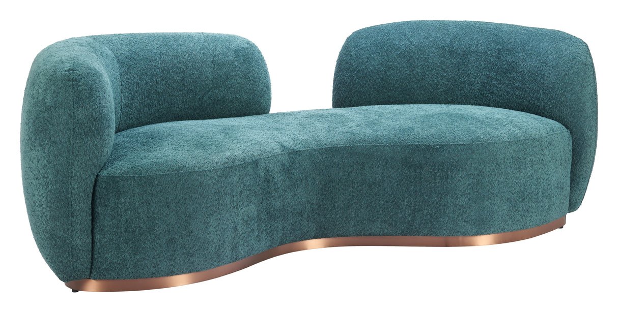 Jamela Teal Sofa by Zuomod at Eve Furniture