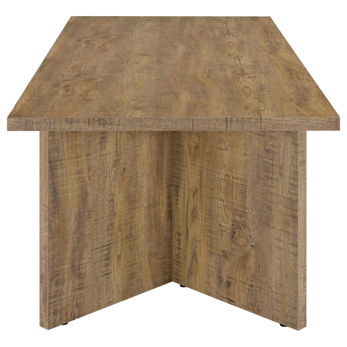 Jamestown Mango Brown Rectangular Engineered Wood Dining Table with Decorative Laminate by Coaster at Eve Furniture