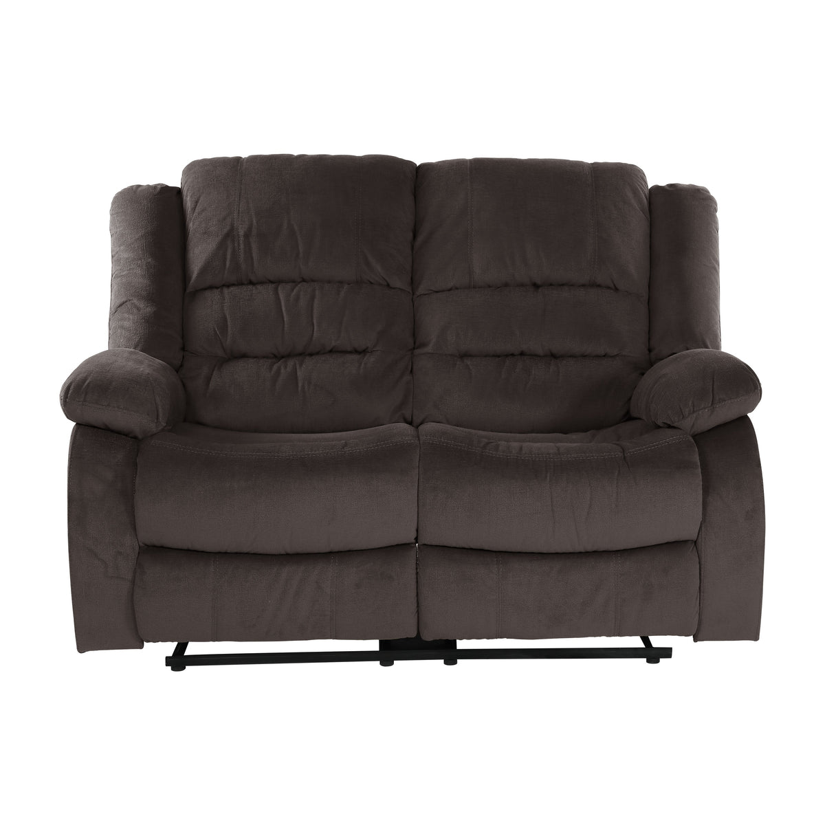 Jarita Chocolate 2-Piece Double Reclining Set by Homelegance at Eve Furniture