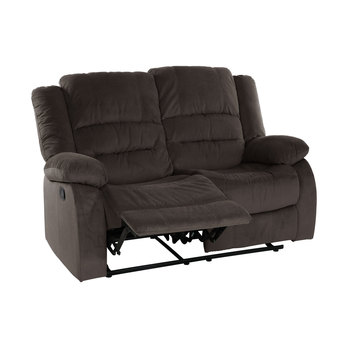 Jarita Chocolate 2-Piece Double Reclining Set by Homelegance at Eve Furniture