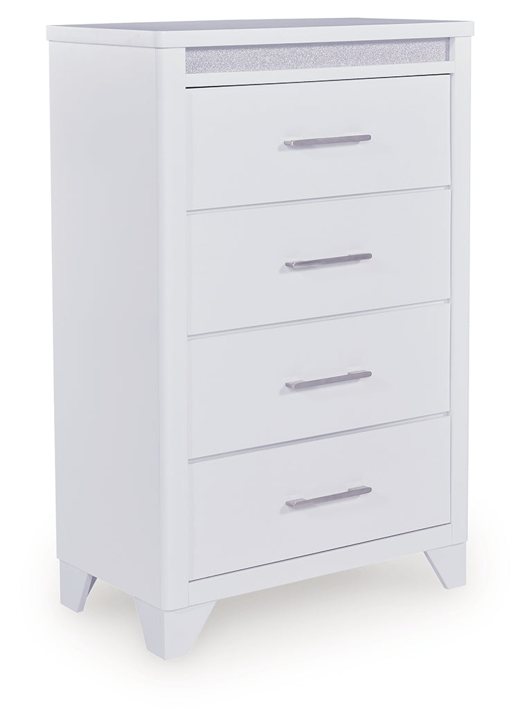 Jarlee White Chest of Drawers by Ashley at Eve Furniture