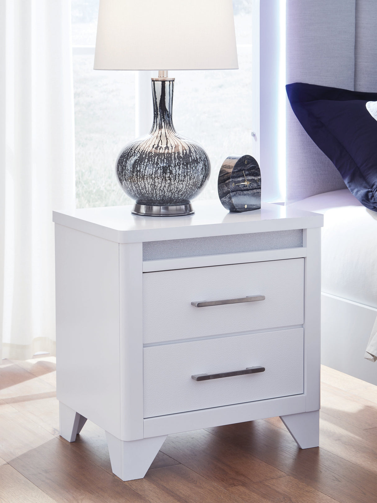 Jarlee White Nightstand by Ashley at Eve Furniture