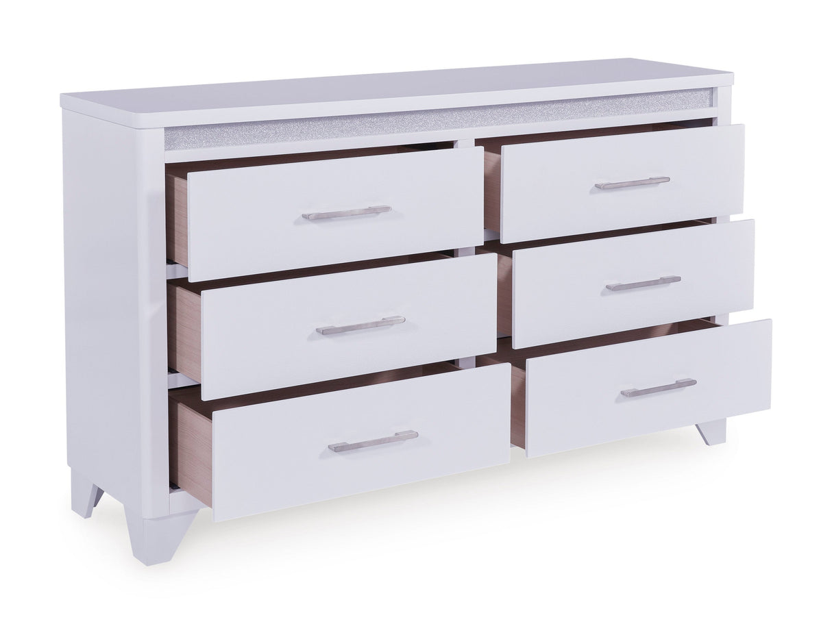 Jarlee White Upholstered Panel Bedroom Set by Ashley at Eve Furniture