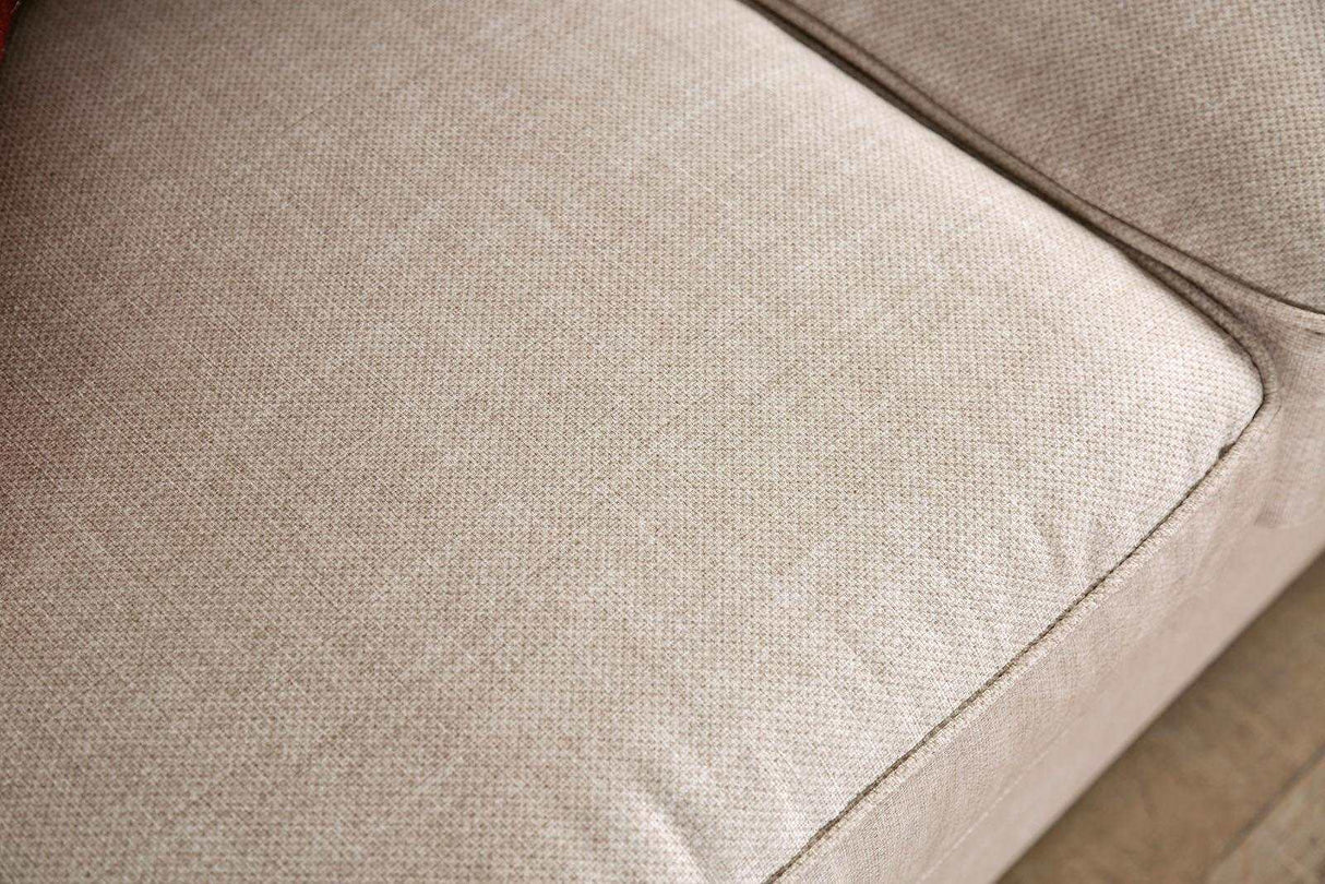 Jarrow Ivory Stationary Sofa & Loveseat by Furniture of America at Eve Furniture