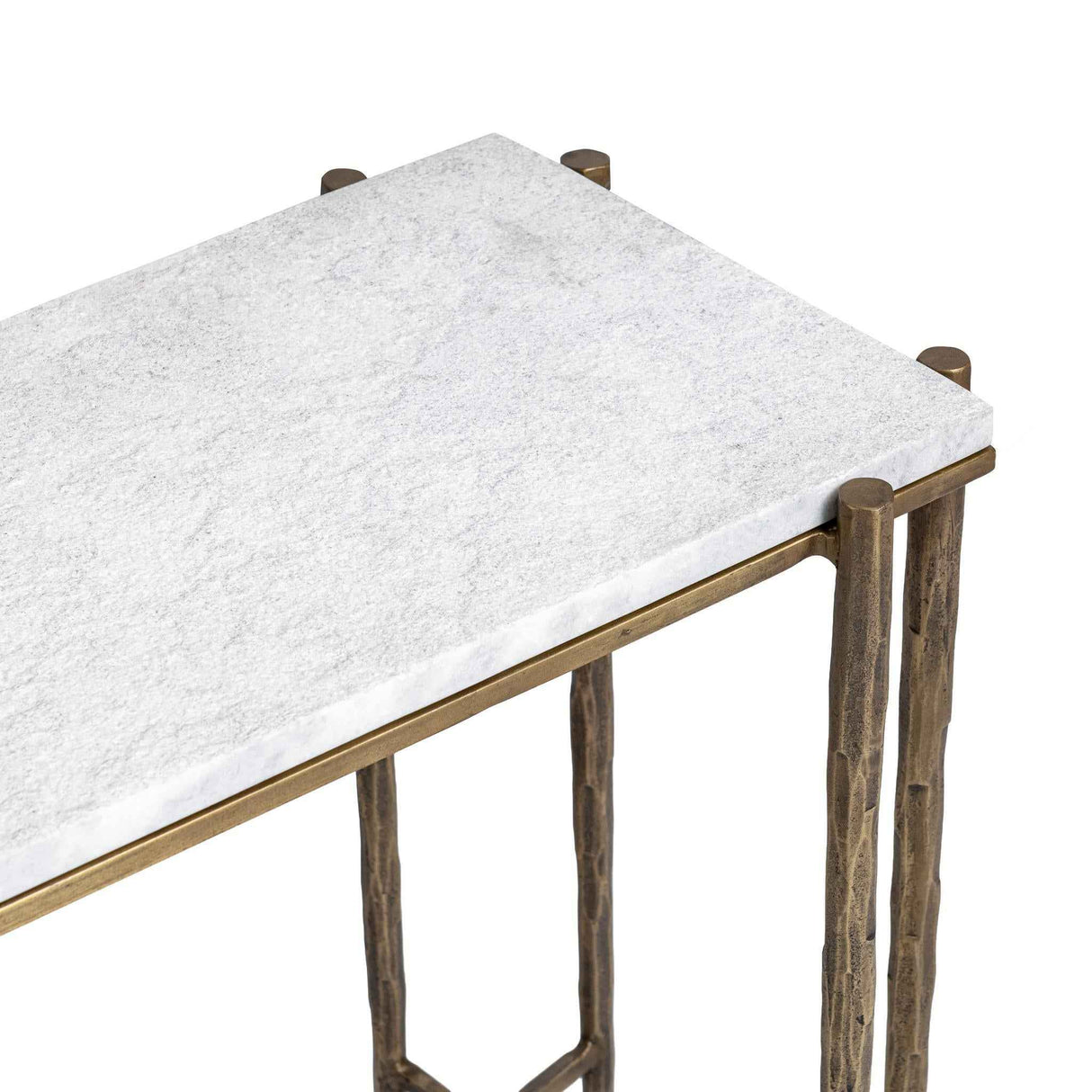 Jasmine Moonstone White Console Table by Classic Home at Eve Furniture