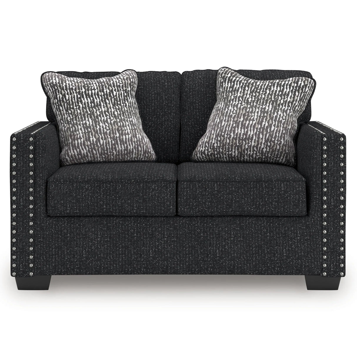 Jasmine Peaks Coal Loveseat by Ashley at Eve Furniture