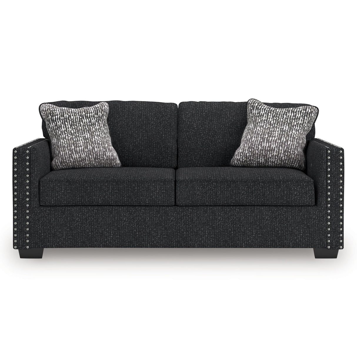 Jasmine Peaks Coal Sofa by Ashley at Eve Furniture