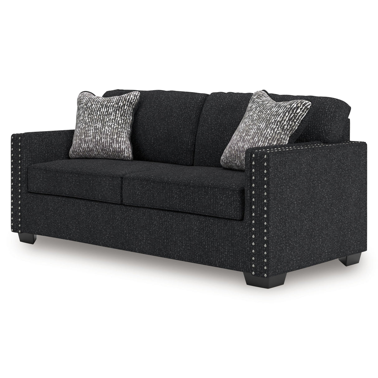 Jasmine Peaks Coal Sofa by Ashley at Eve Furniture