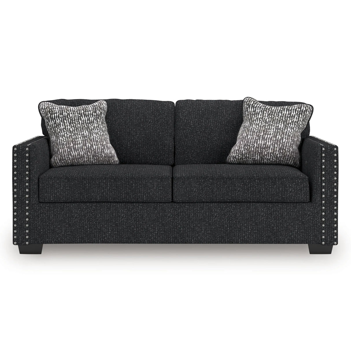 Jasmine Peaks Coal Sofa by Ashley at Eve Furniture