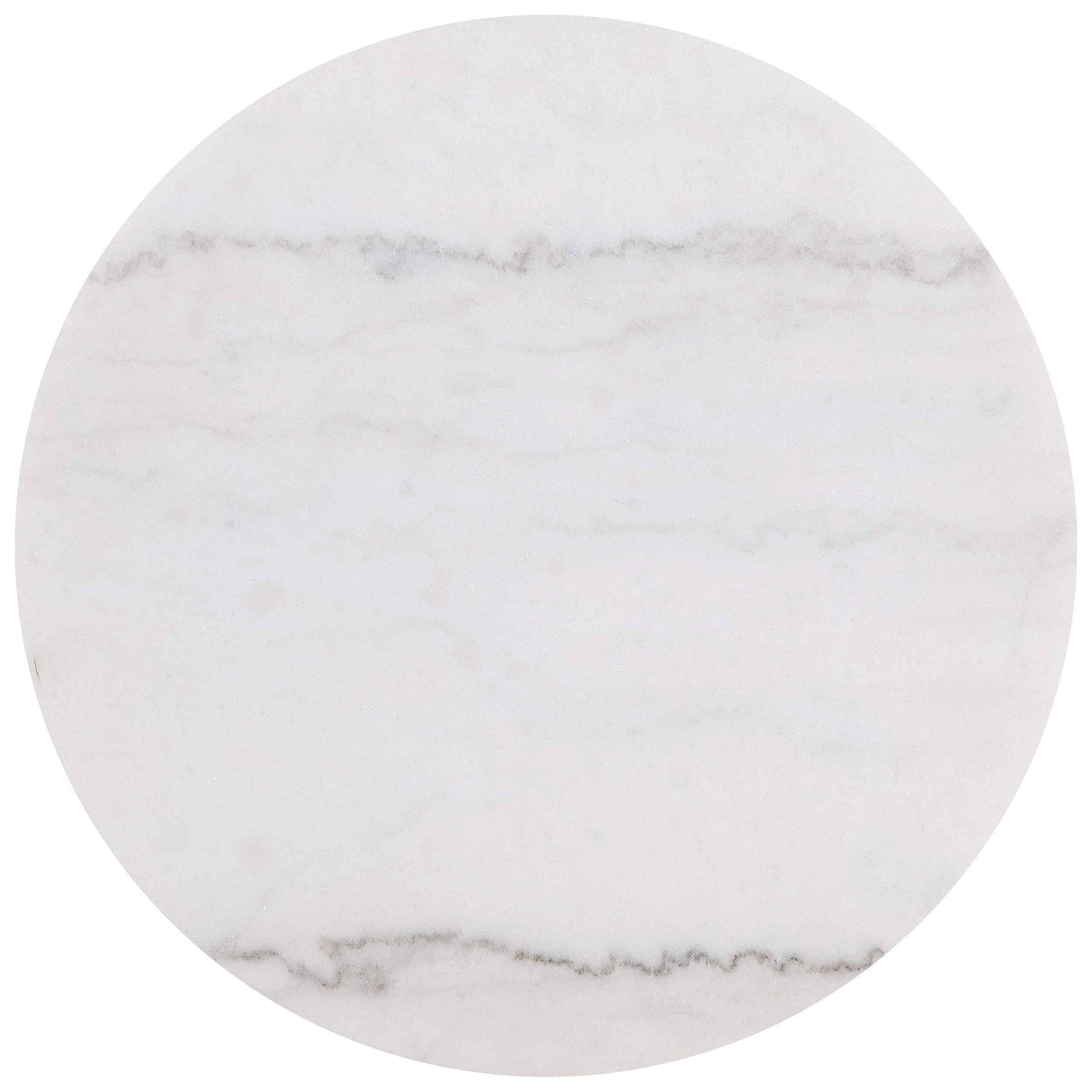 Jason Greige/White Marble 2-piece Round White Marble Coffee Table Set by Coaster at Eve Furniture