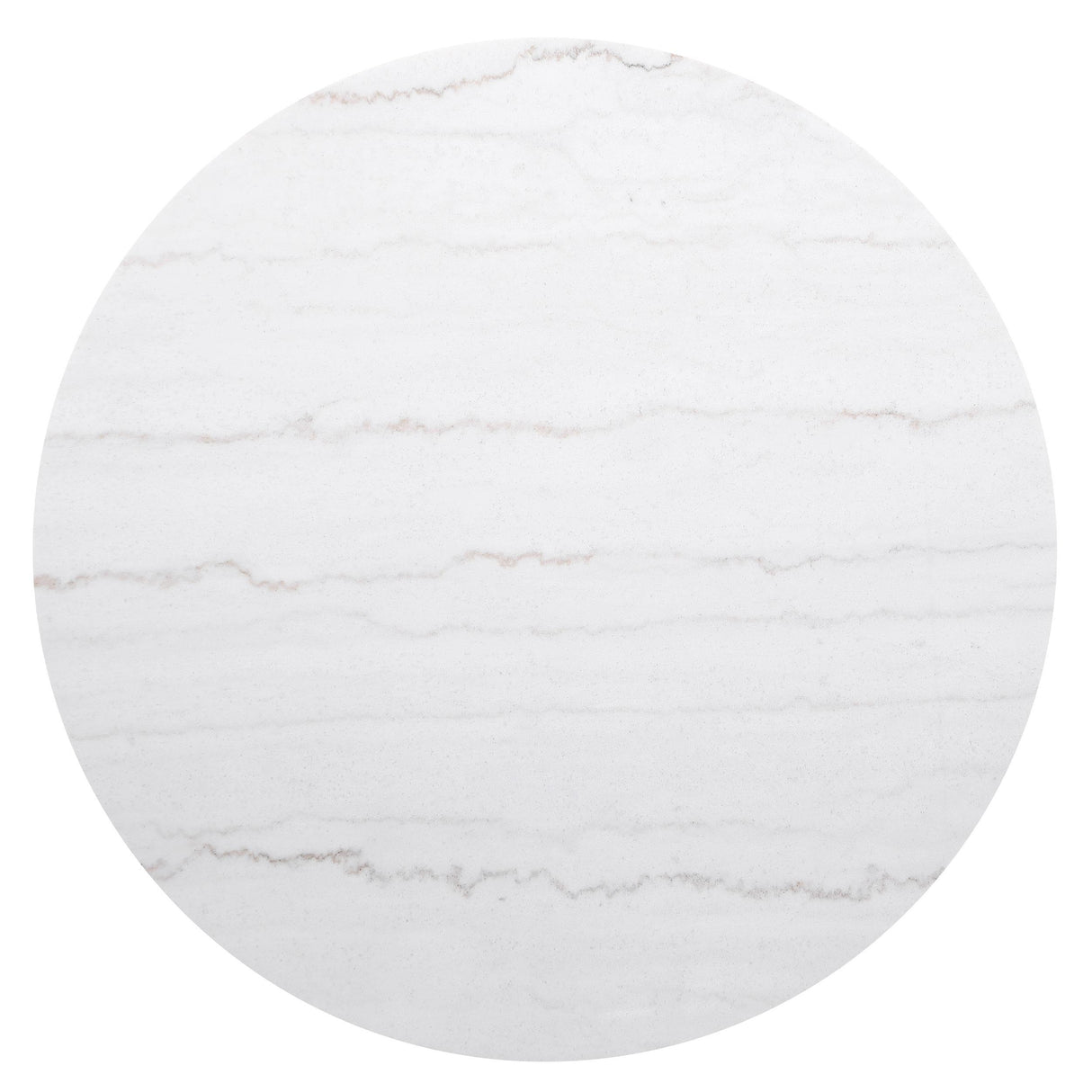 Jason Round Marble Top Coffee Table White and Charcoal by Coaster at Eve Furniture