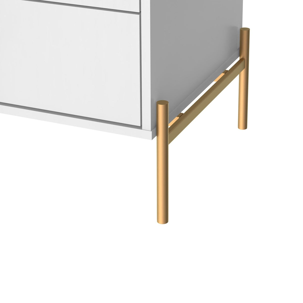 Jasper Nightstand in White Gloss (set of 2) by Manhattan Comfort at Eve Furniture