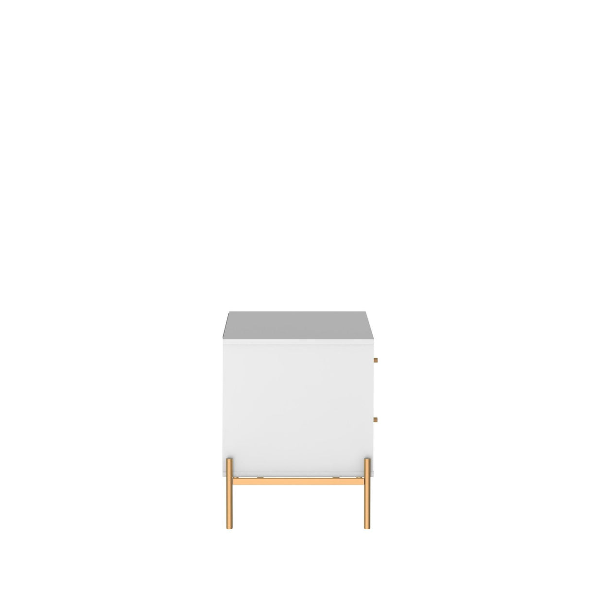 Jasper Nightstand in White Gloss (set of 2) by Manhattan Comfort at Eve Furniture