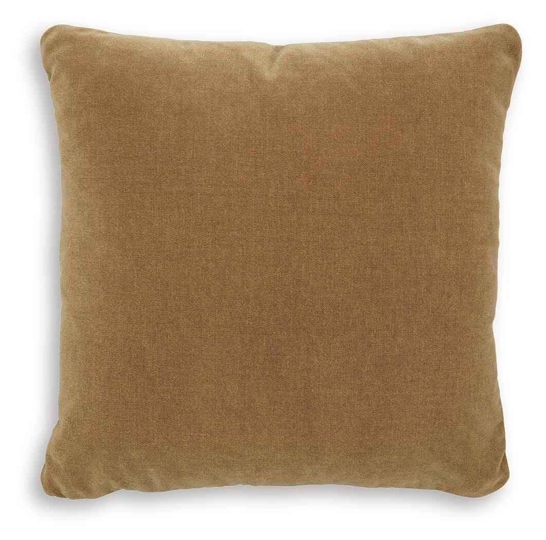 Jaxkins Camel Pillow by Ashley at Eve Furniture