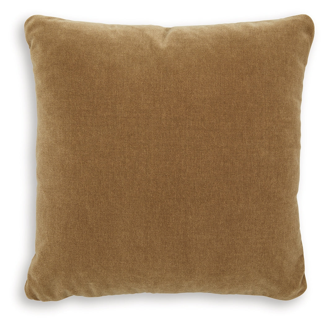 Jaxkins Camel Pillow (Set of 4) by Ashley at Eve Furniture