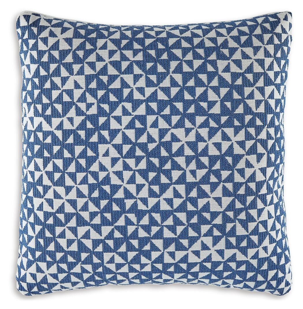 Jaycott Next-Gen Nuvella Blue/White Pillow by ASHLEY FURNITURE at Eve Furniture