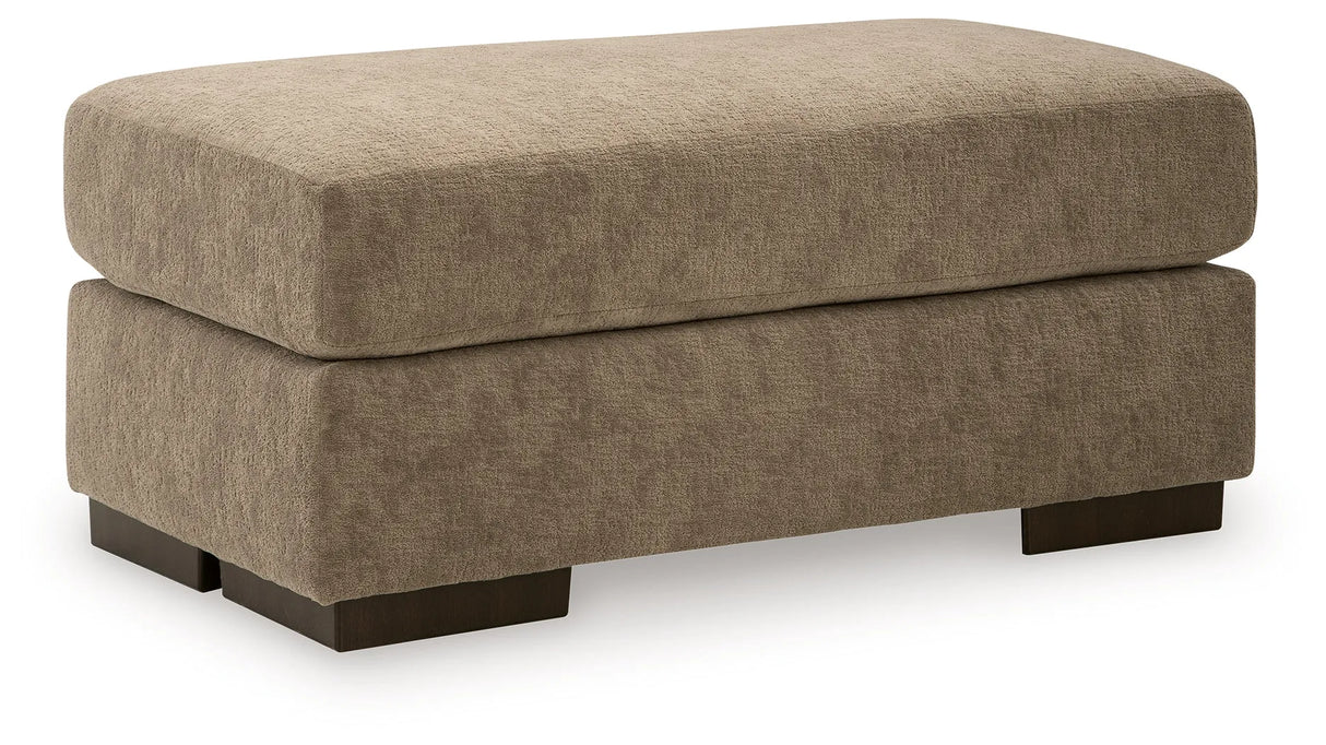 Jayne Park Pecan Ottoman by Ashley at Eve Furniture