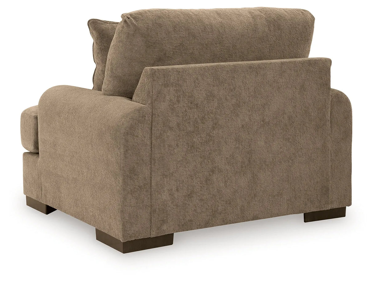 Jayne Park Pecan Oversized Chair by Ashley at Eve Furniture