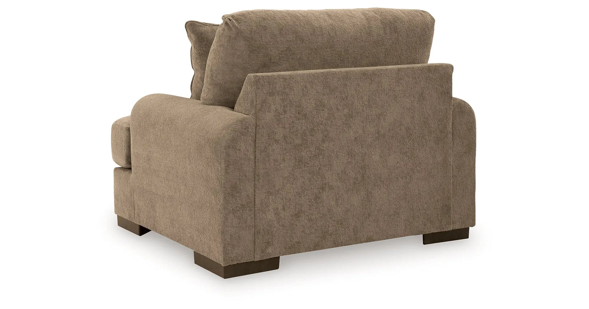 Jayne Park Pecan Oversized Chair by Ashley at Eve Furniture