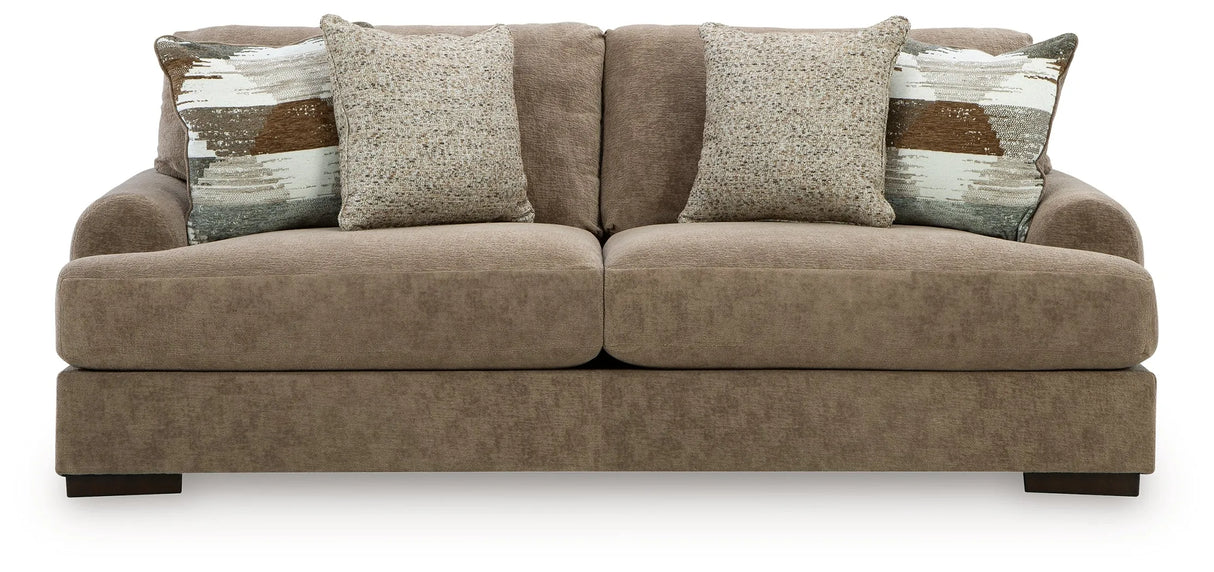 Jayne Park Pecan Sofa by Ashley at Eve Furniture