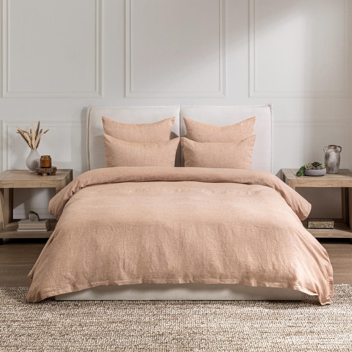 Jayson Clay Linen Cashmere Duvet Collection by Classic Home at Eve Furniture