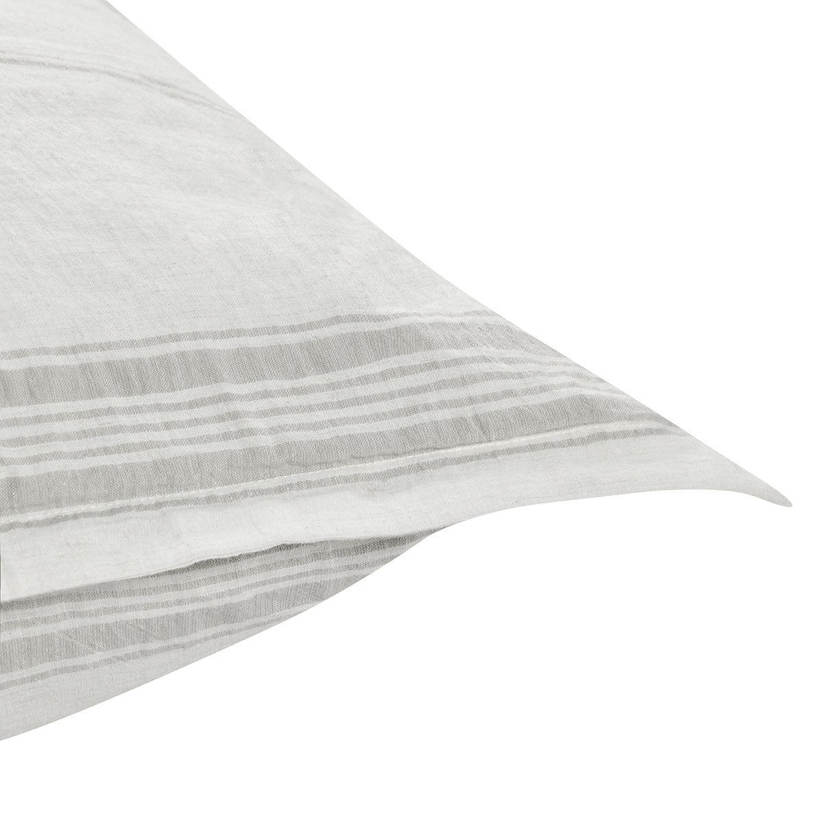 Jayson Gray Stripe Linen Cashmere Duvet Collection by Classic Home at Eve Furniture